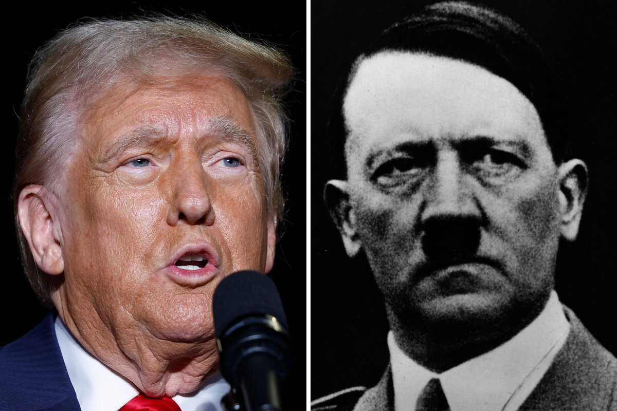 Donald Trump and Adolf Hitler 