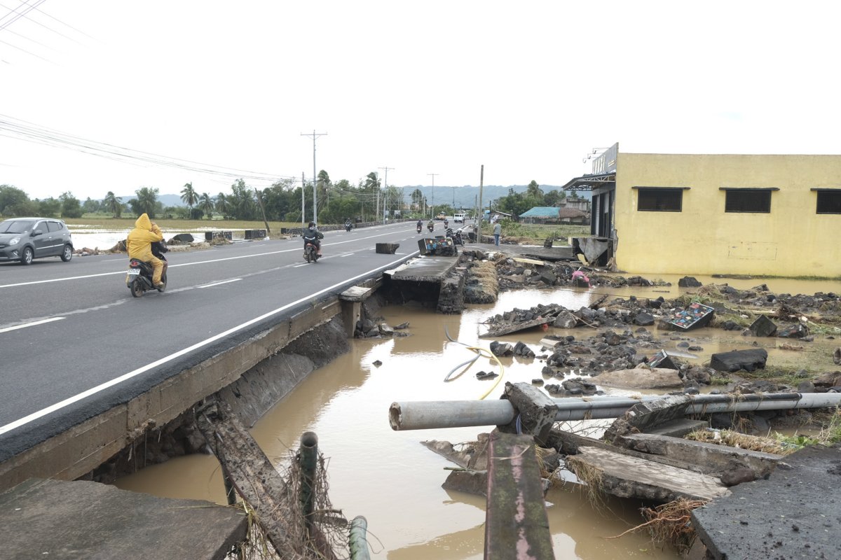 Flood rescue operation in the Philippines