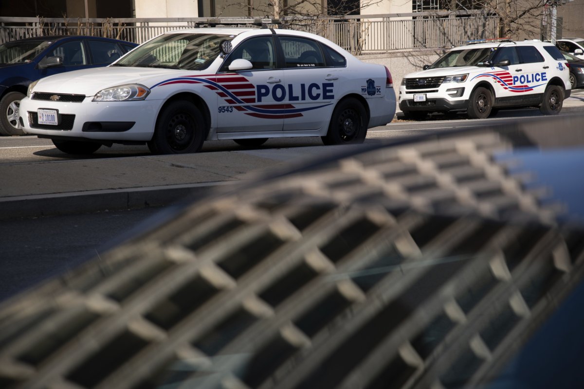 Police Cars on Street 