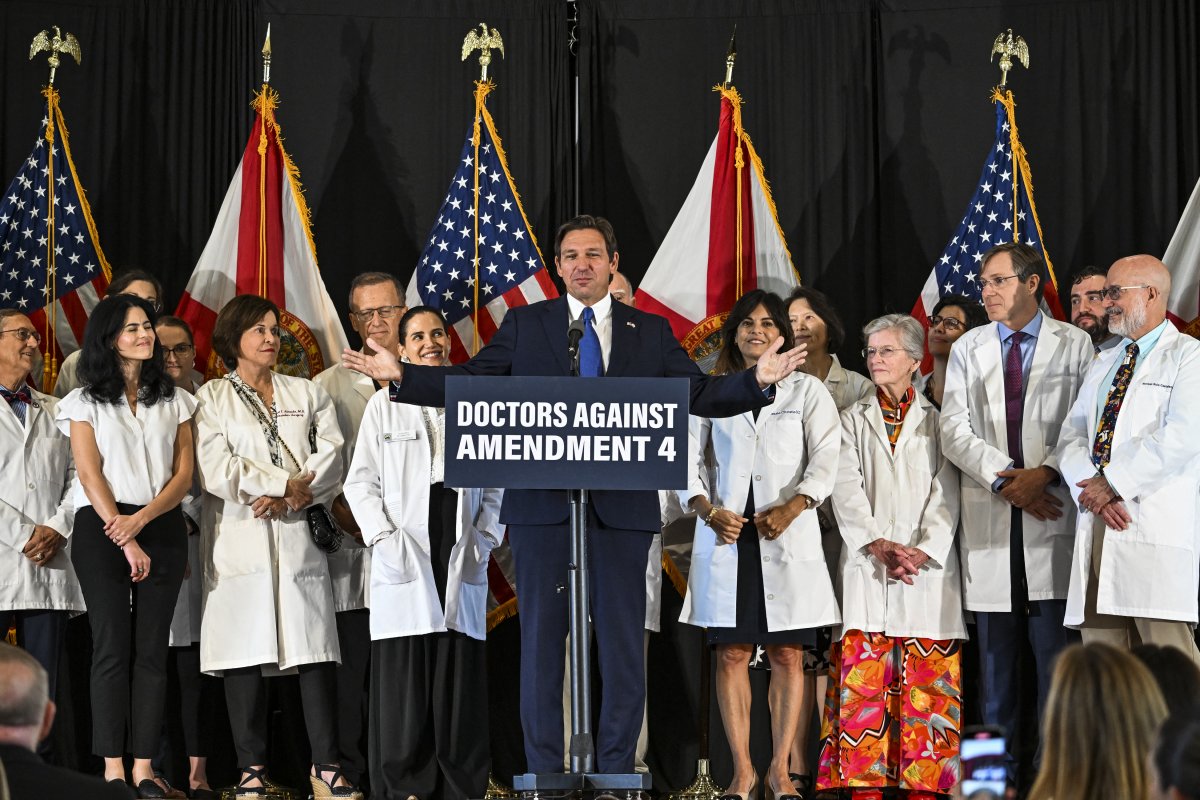 Ron DeSantis and doctors oppose Amendment 4