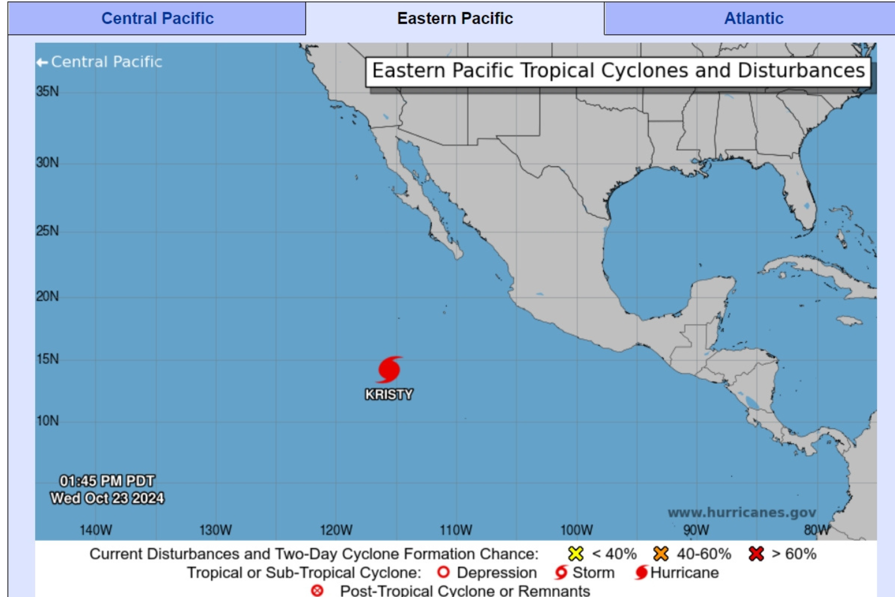 Tropical Storm Kristy Tracker: LIVE Updates & Path Forecast