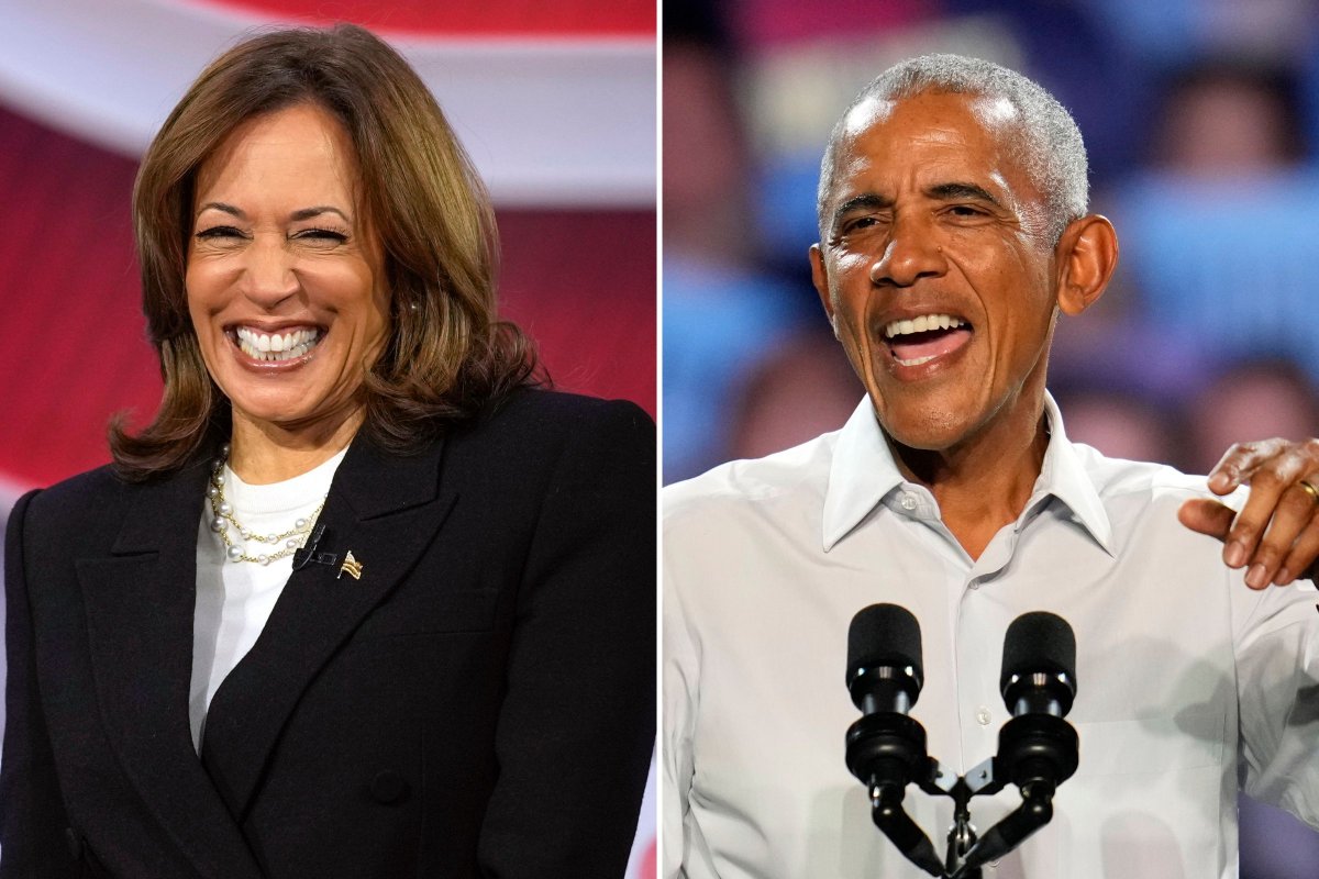 Harris and Obama