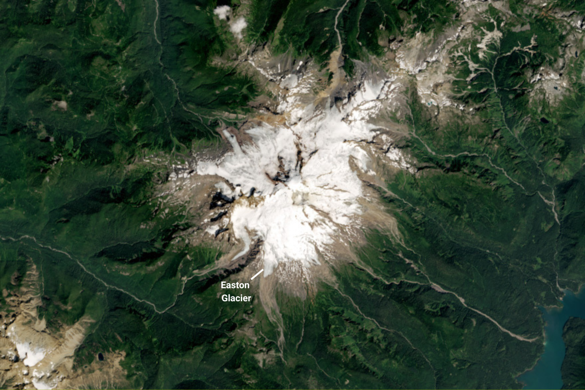 Mount Baker Satellite image