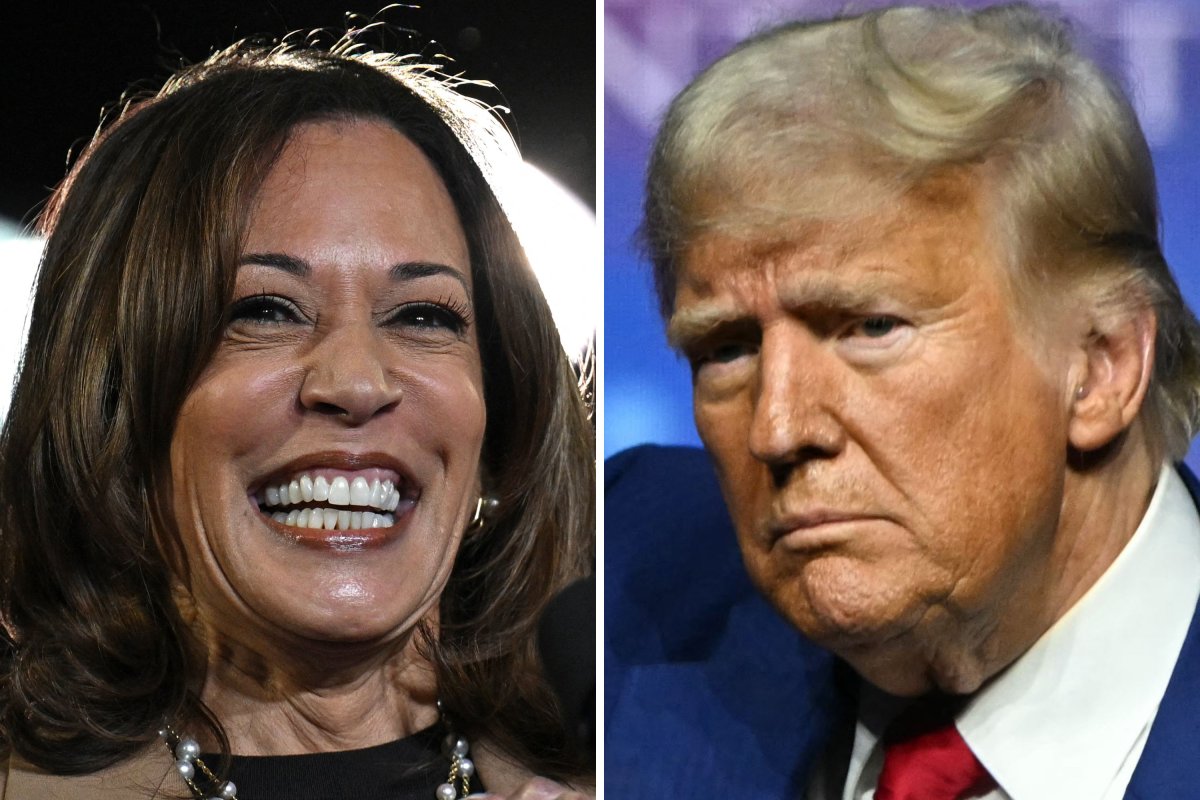 Kamala Harris and Donald Trump