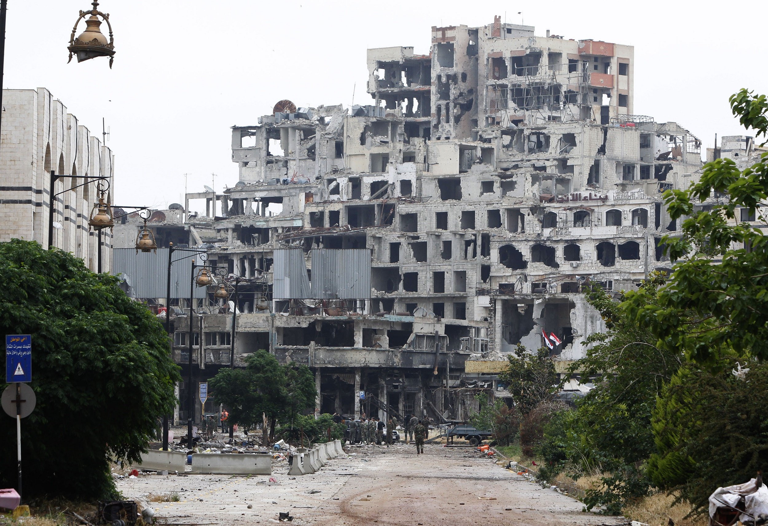 A Destroyed Homs Changes Hands in Syria