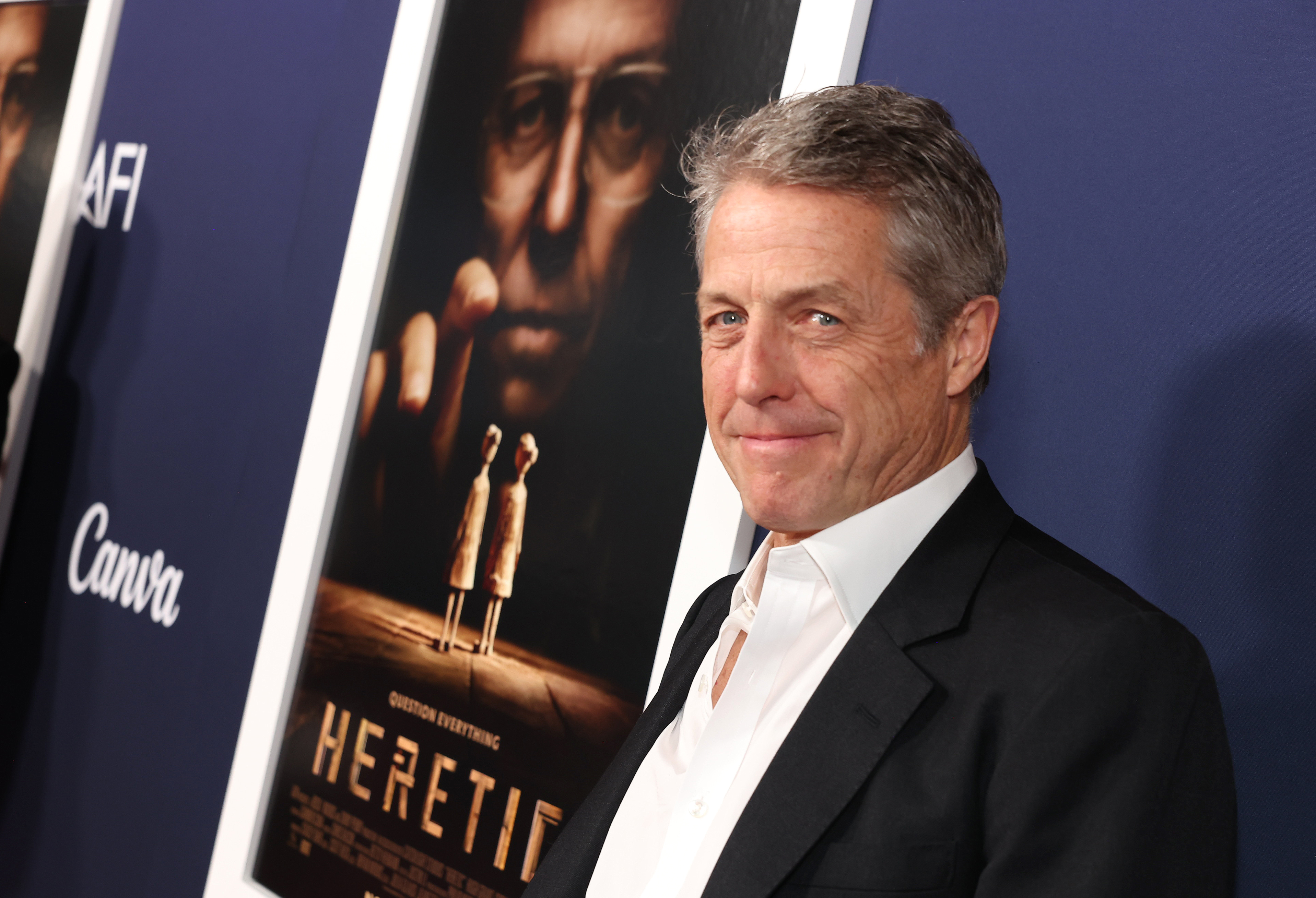 Hugh Grant Makes Surprising Joke About 1995 Arrest at Premiere of His New Religious Horror