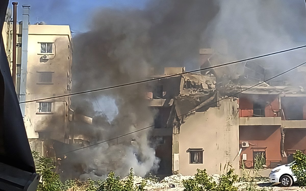 Israeli airstrike, Sidon, Lebanon