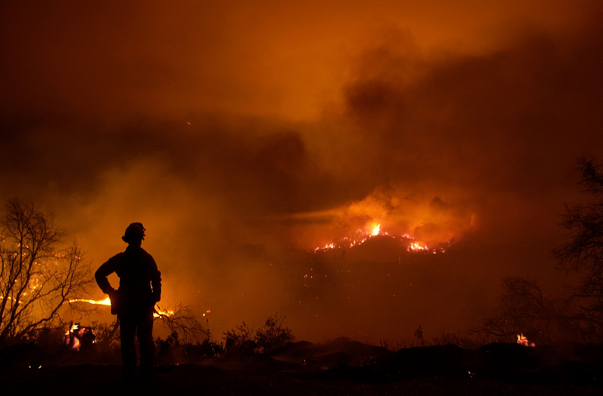 Map shows where there is now a “critical” wildfire risk in the southern US