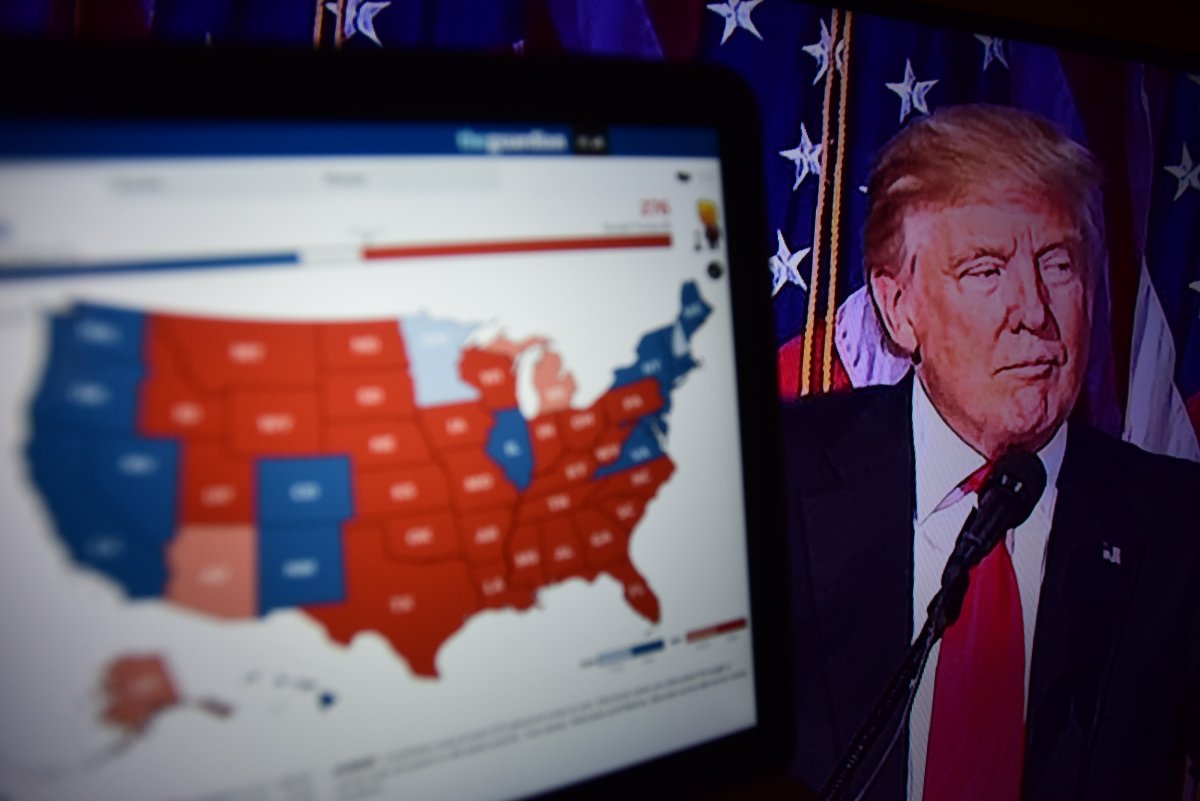 Trump state map