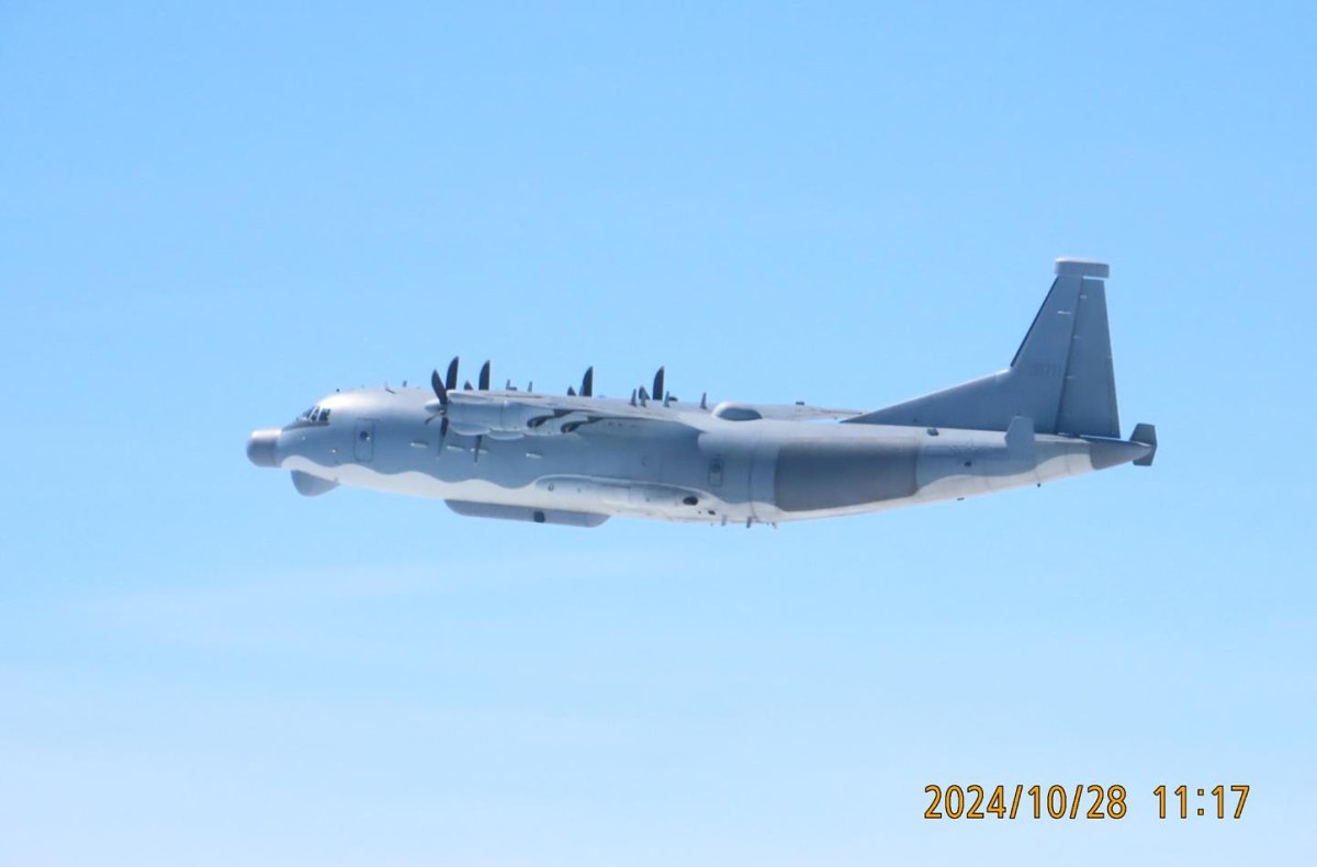 Japón capturó un avión militar chino