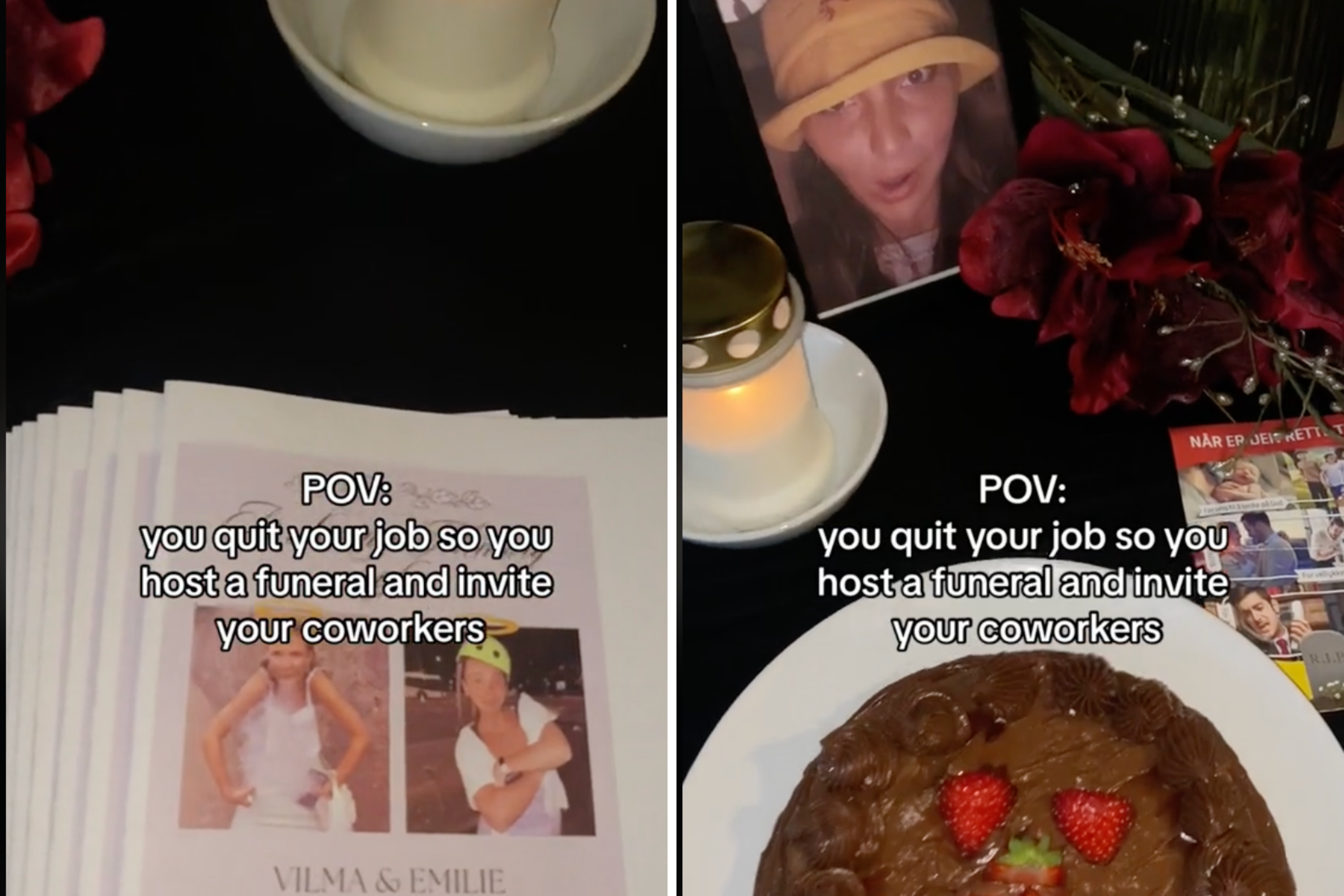Woman quits job in "iconic" way, celebrates with coworkers