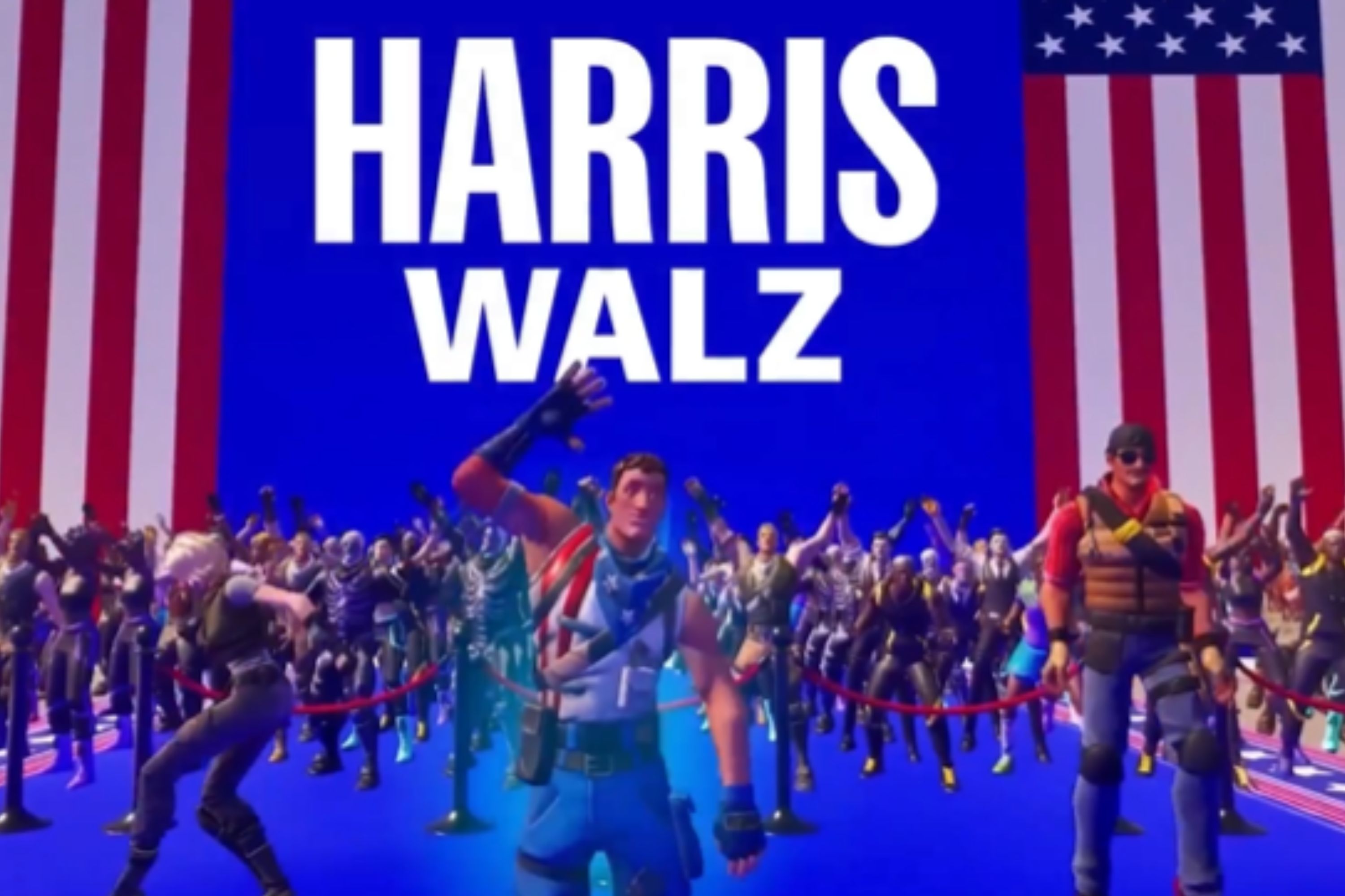 Kamala Harris' 'Fortnite' map bans guns, has less than 400 people playing