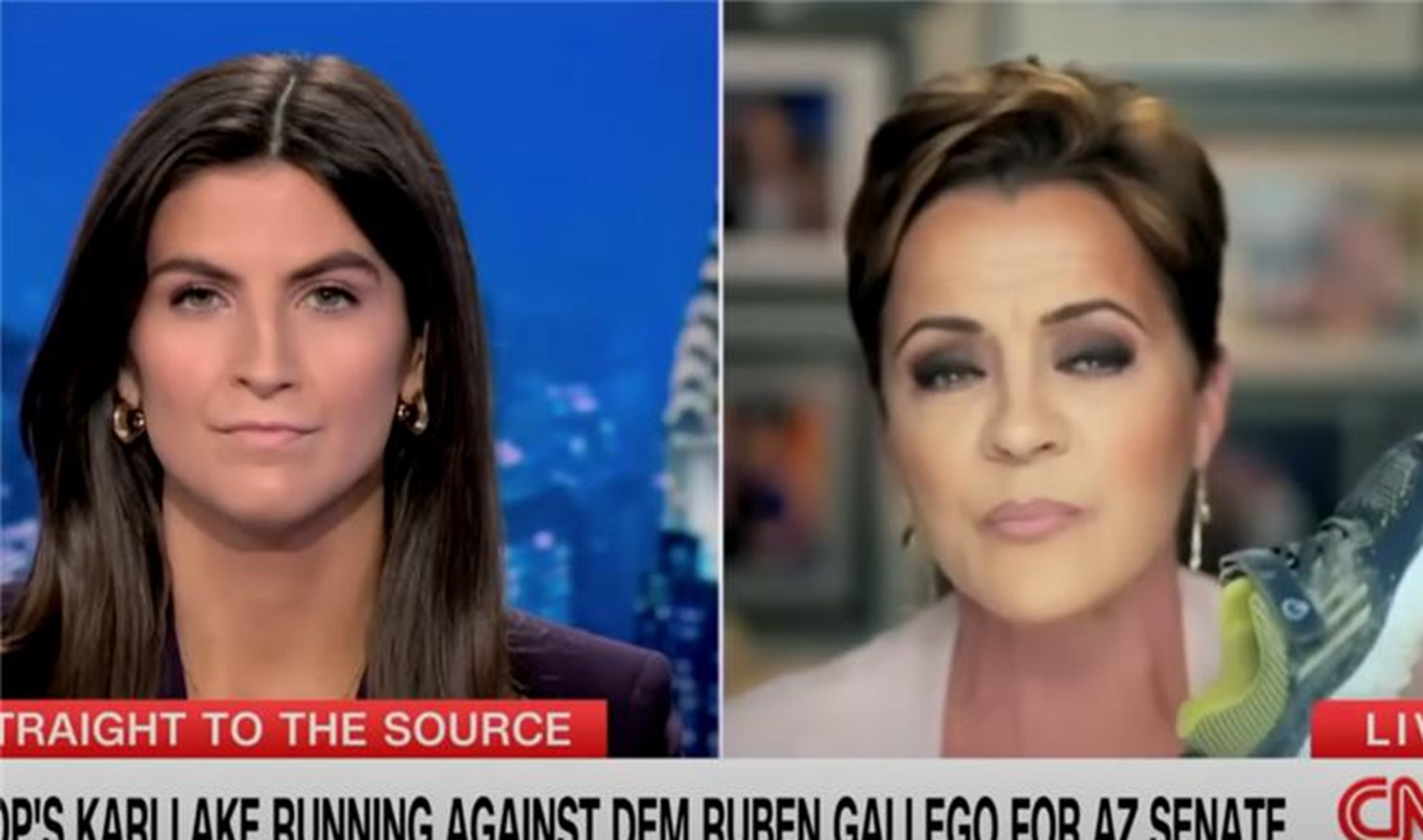 Kari Lake and Kaitlan Collins Clash in Prickly Interview - Newsweek