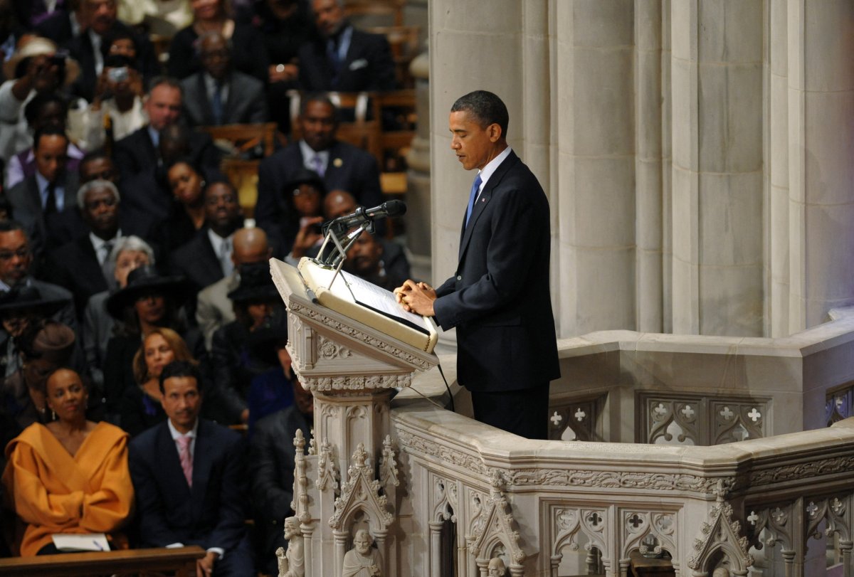 Barack Obama da un discurso en Washington