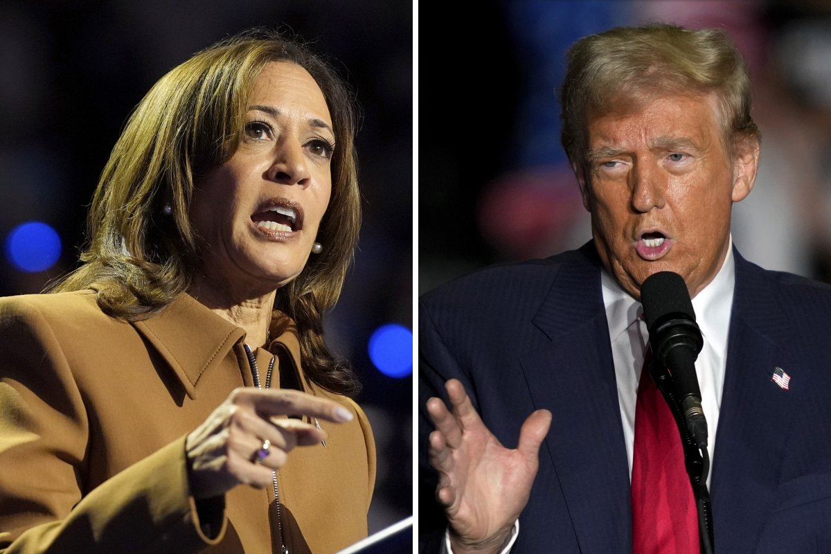 Kamala Harris and Donald Trump