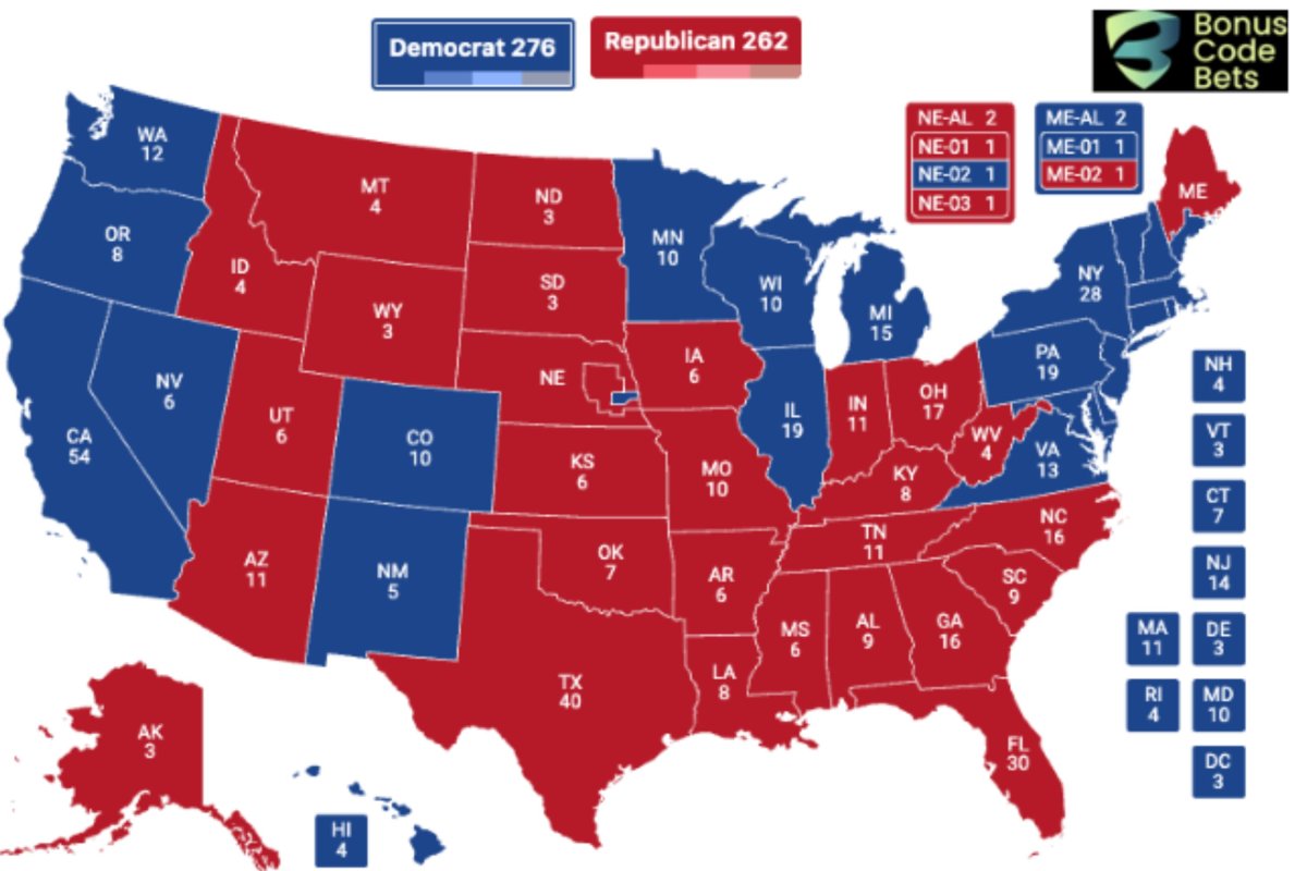 Electoral university map