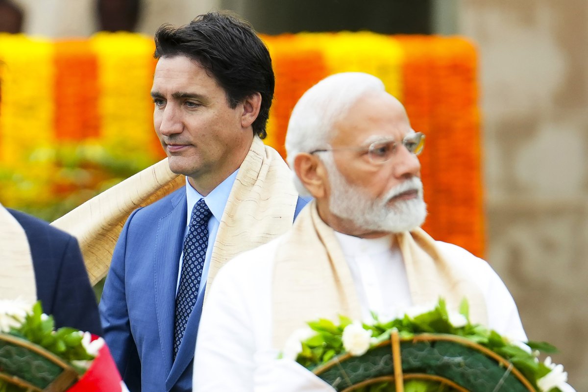 Trudeau and Modi in 2023