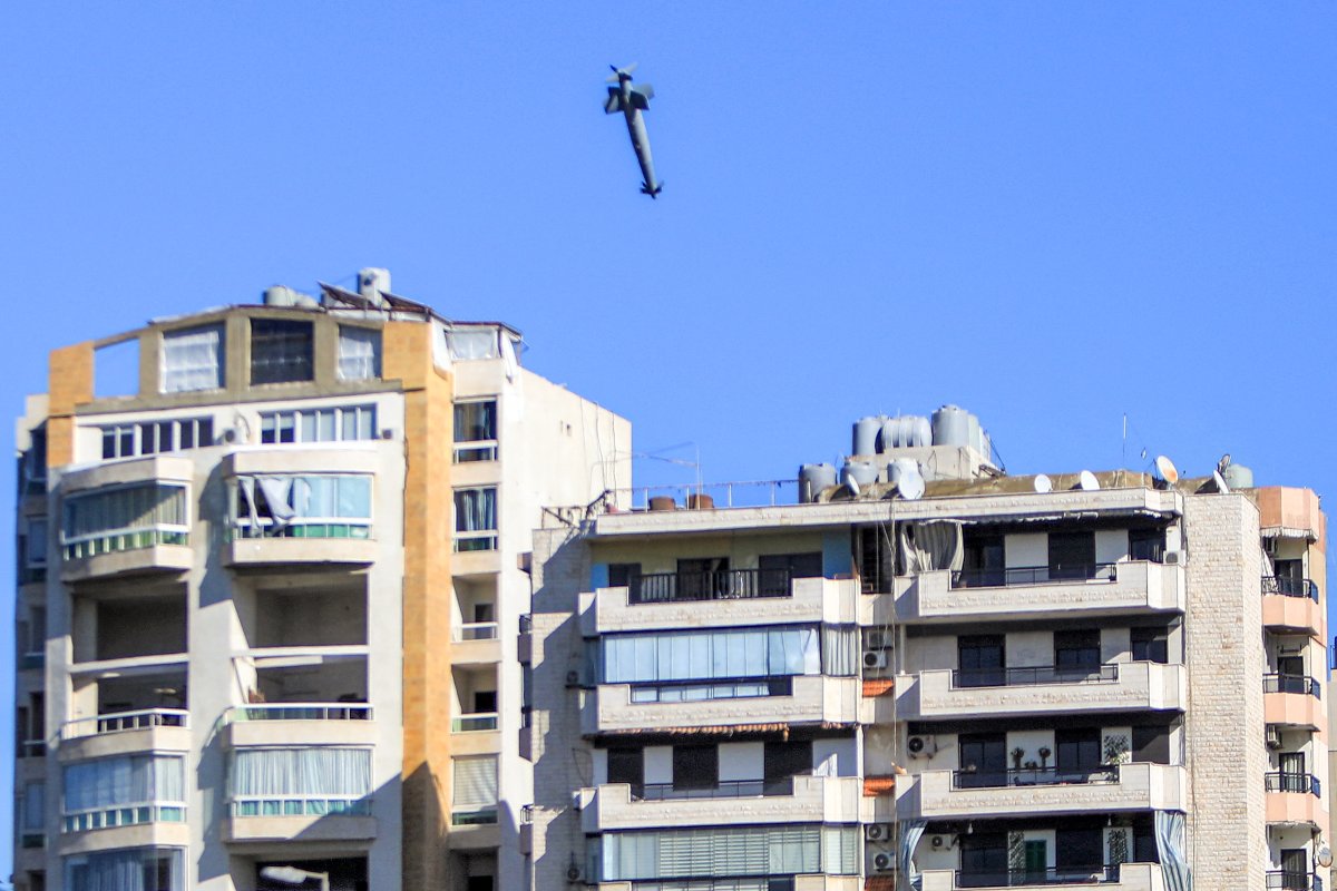 A Rocket Caught Midflight