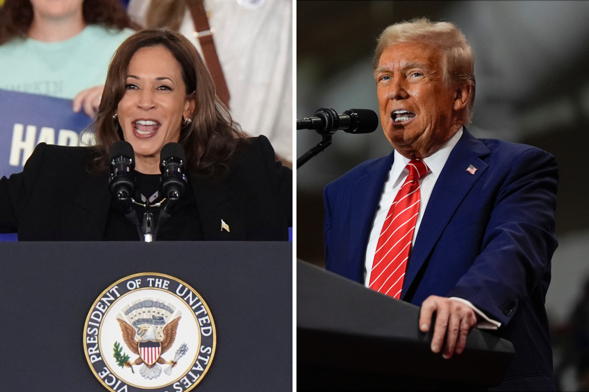 Kamala Harris, Donald Trump