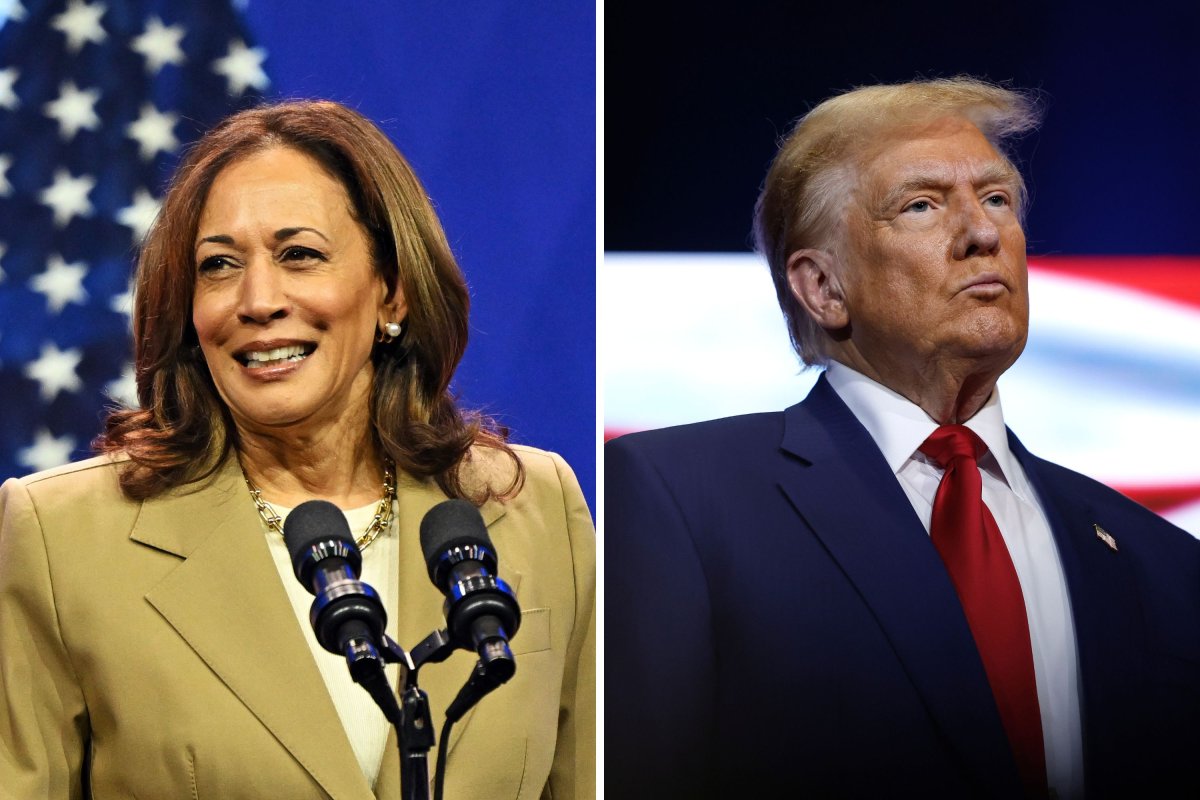 Harris and Trump 