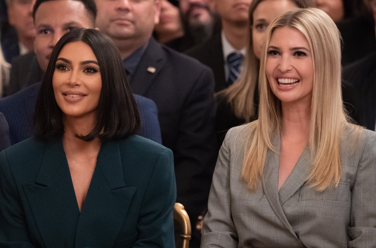 Kim Kardashian and Ivanka Trump