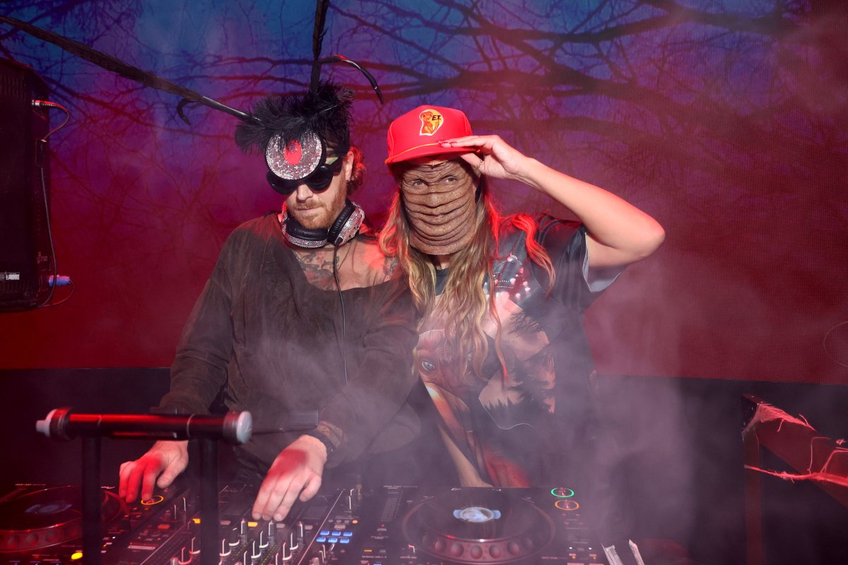 DJ Nvrmind and Heidi Klum