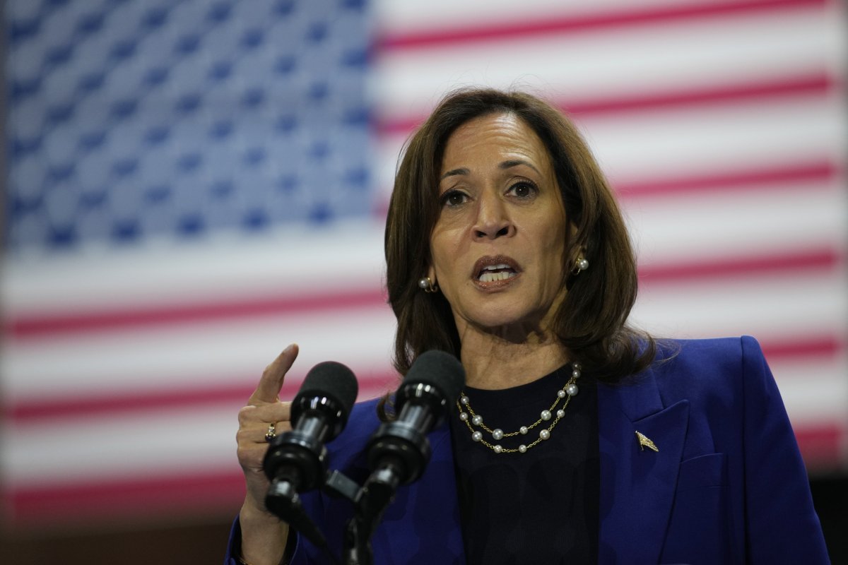 Democratic presidential candidate Vice President Kamala Harris