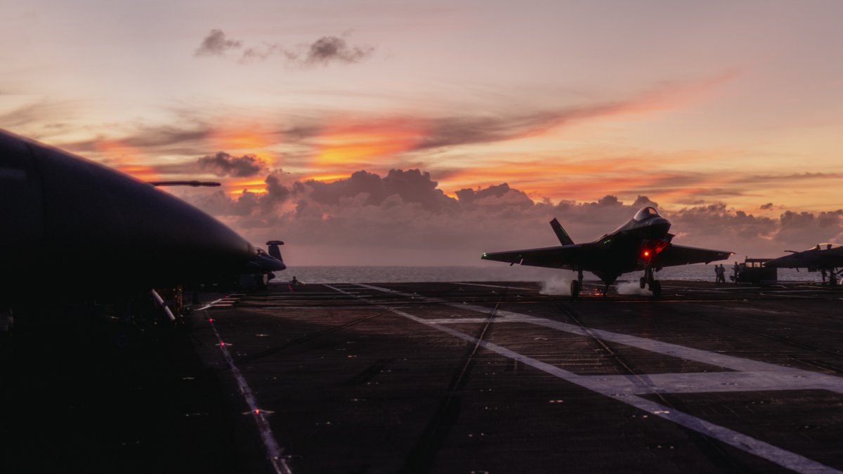 U.S. Aircraft Carrier Operates in West Pacific