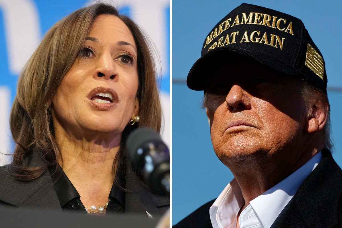 Kamala Harris and Donald Trump