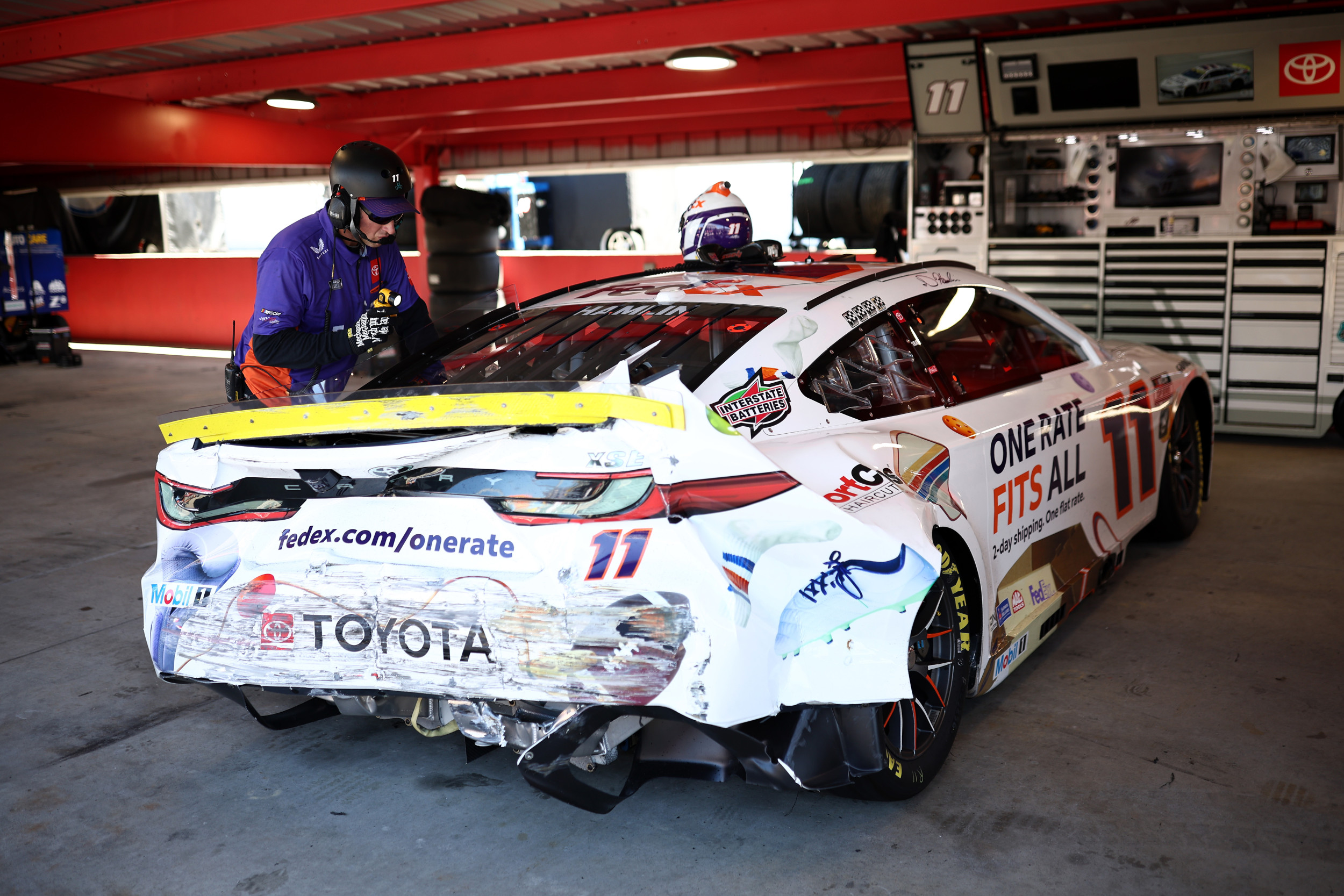 Denny Hamlin Faces Setback at Martinsville