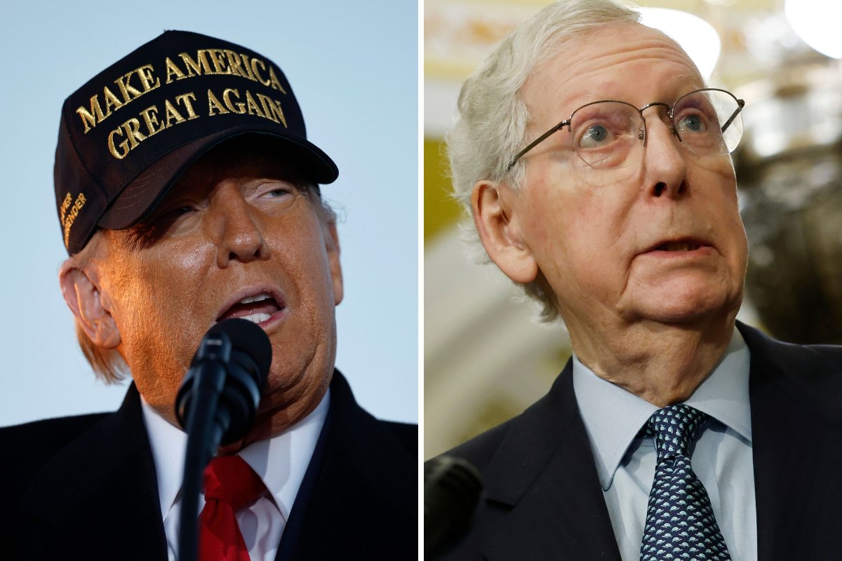 Donald Trump and Mitch McConnell