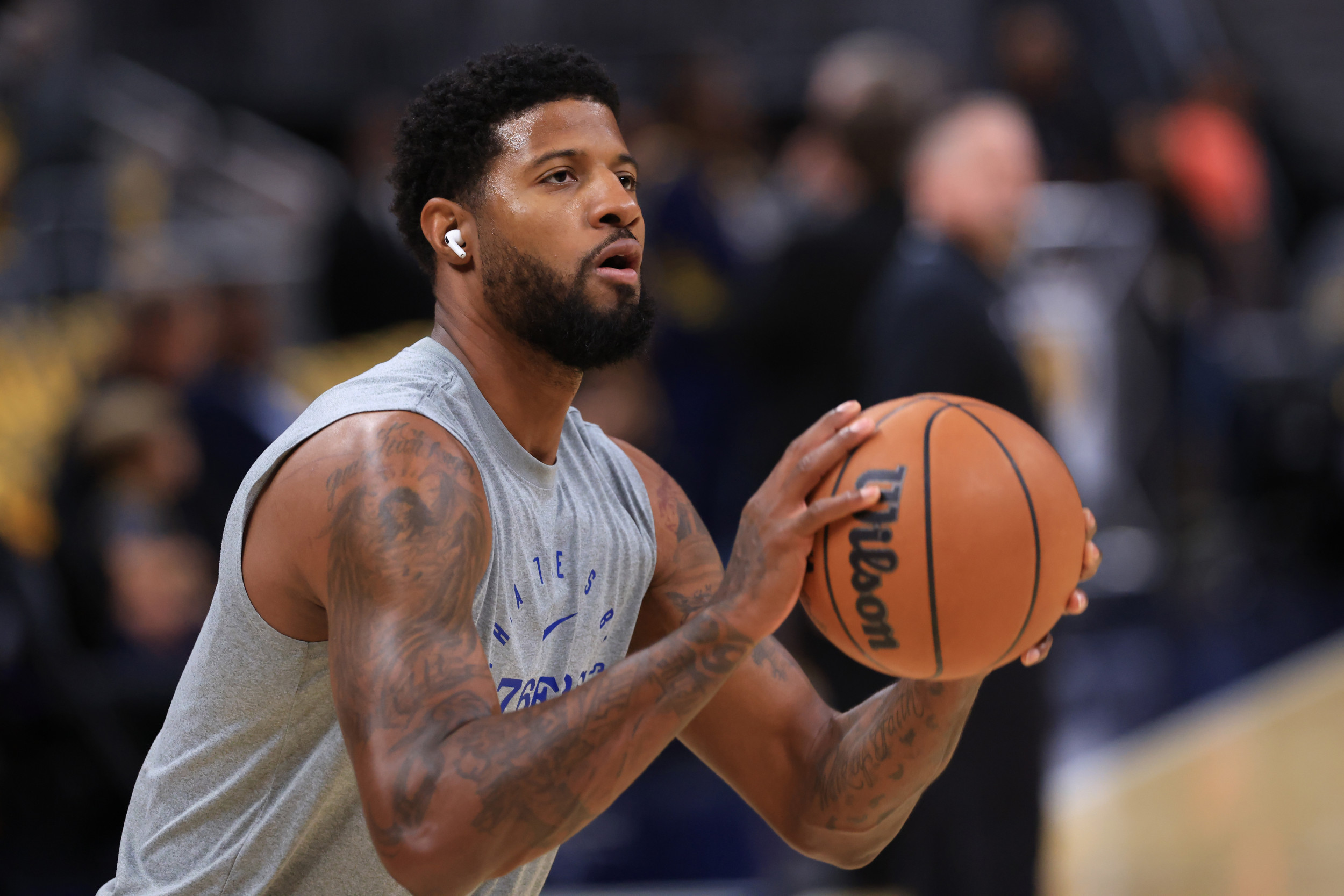 Paul George Scores 15 in 76ers Debut Loss