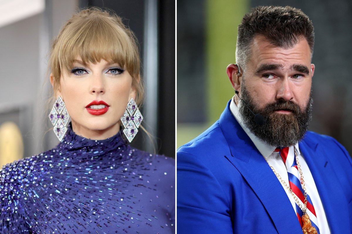 Jason Kelce's Reaction to Taylor Swift Jibe Goes Viral - Newsweek