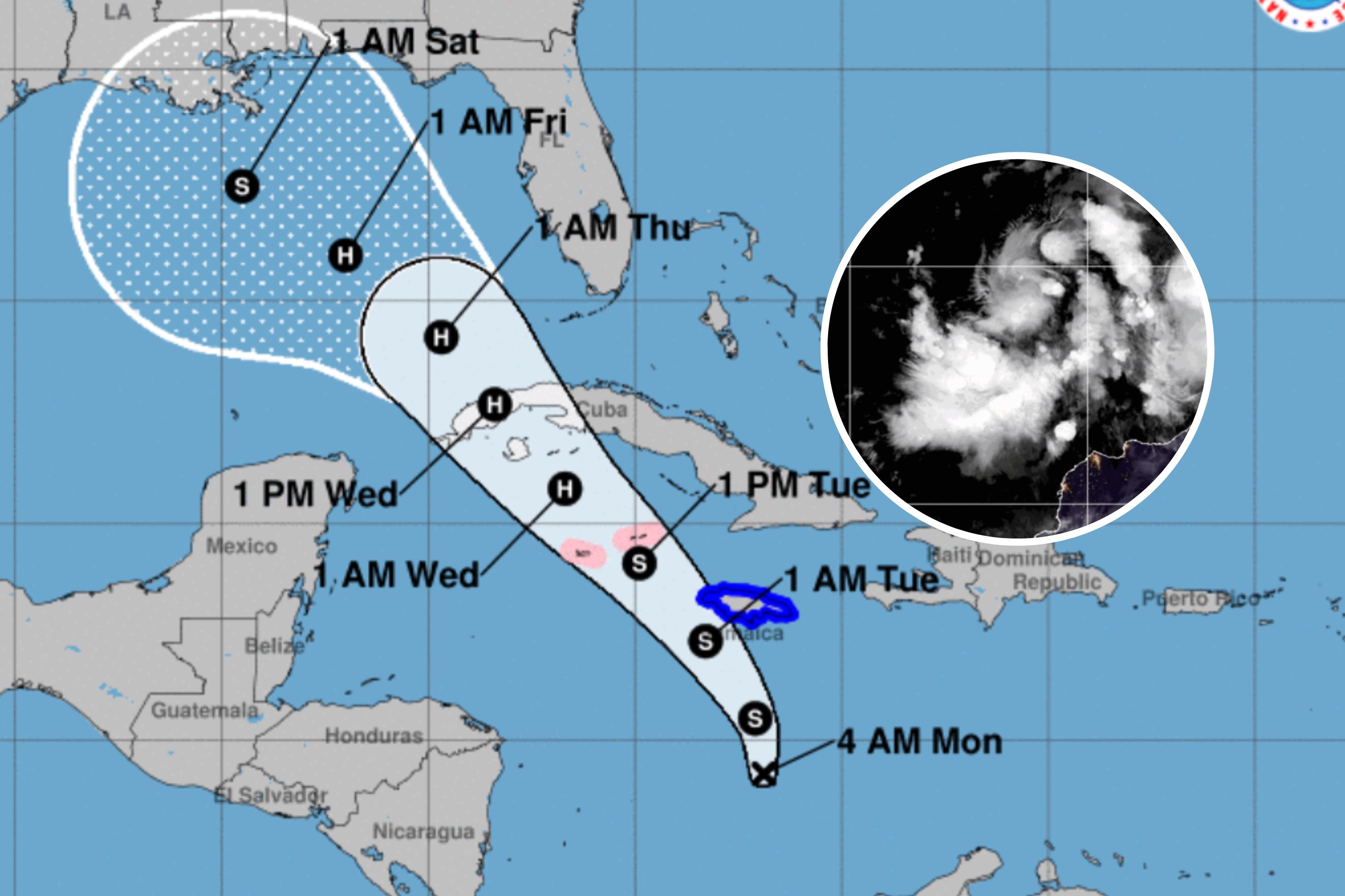 Tropical Storm Rafael To Become Hurricane And Hit Louisiana On Saturday ...