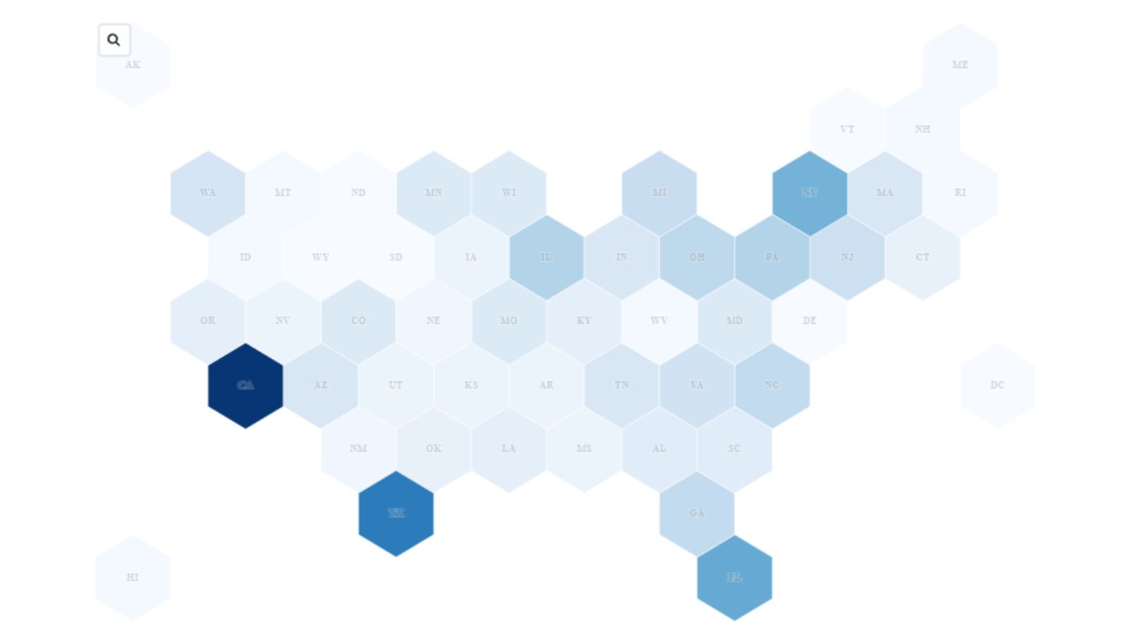 The map shows the breakdown of Electoral College votes in each state in the 2024 election