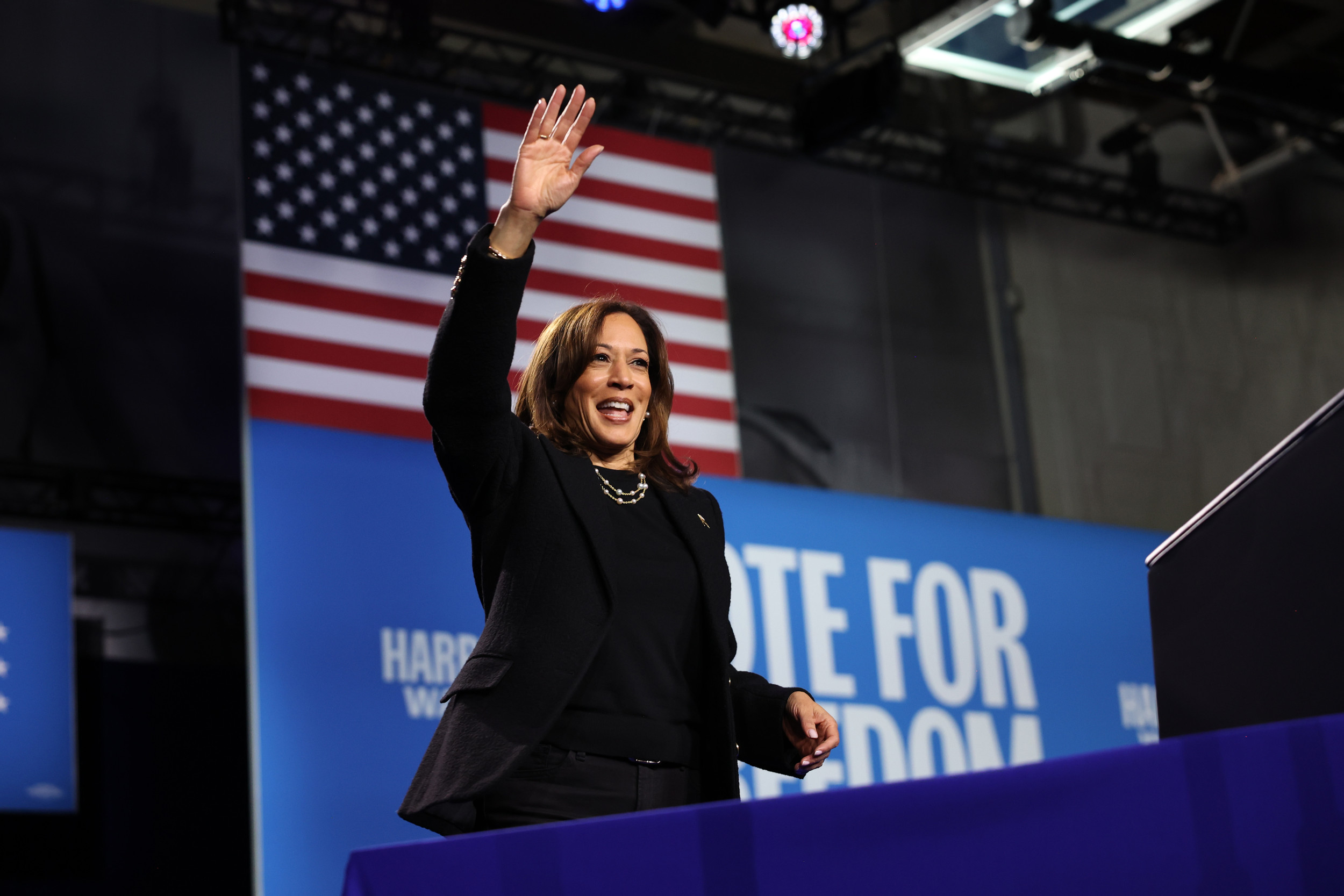 Harris sees a swing vote increase over Trump on election night