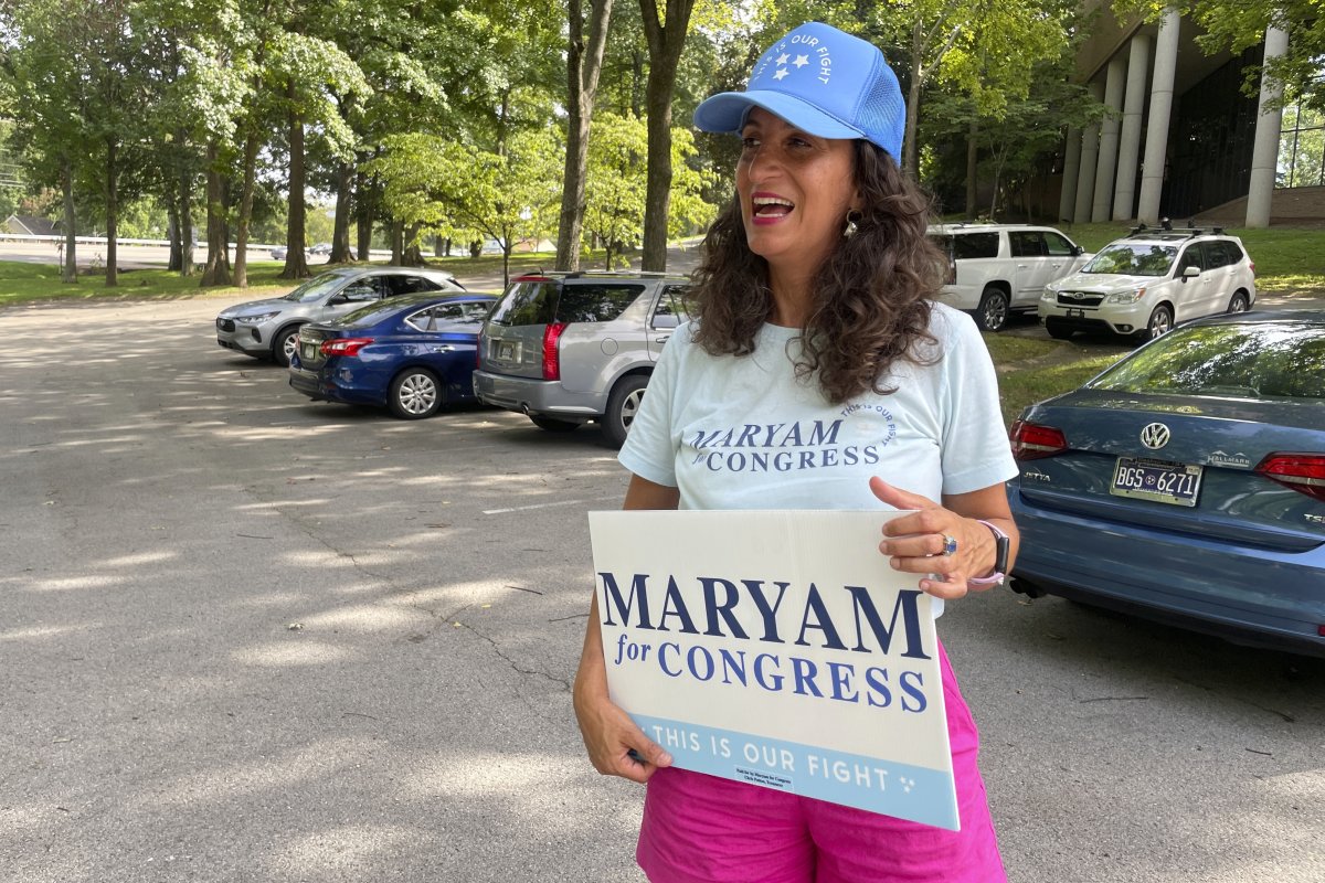 Democratic congressional candidate Maryam Abolfazli