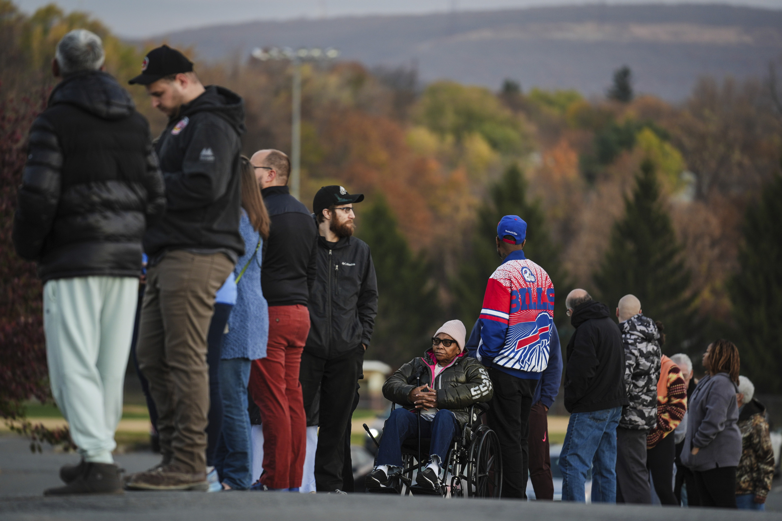 Huge lines to vote in Pennsylvania as elections open in crucial state