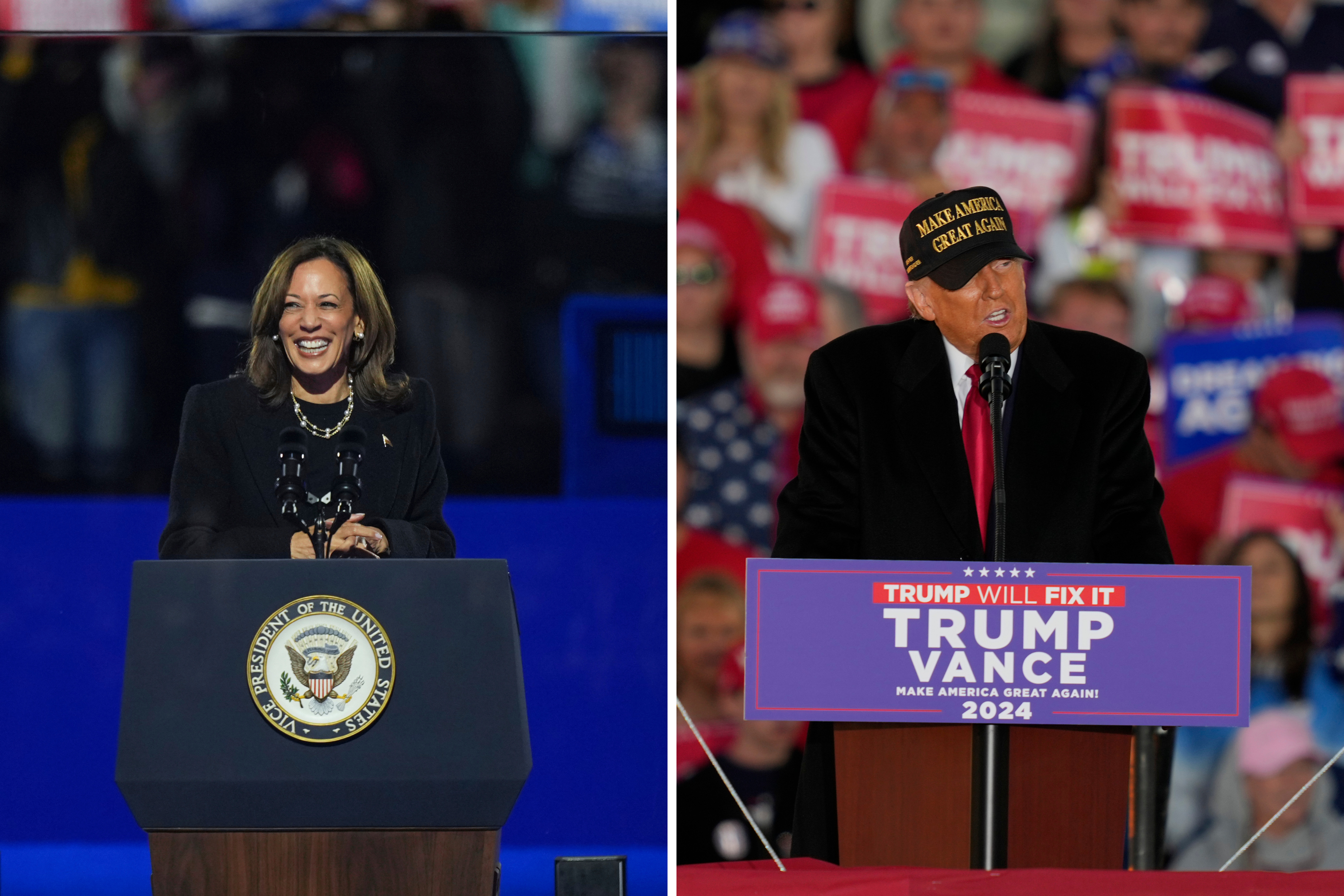 Kamala Harris destroys Donald Trump’s lead among men in the latest poll