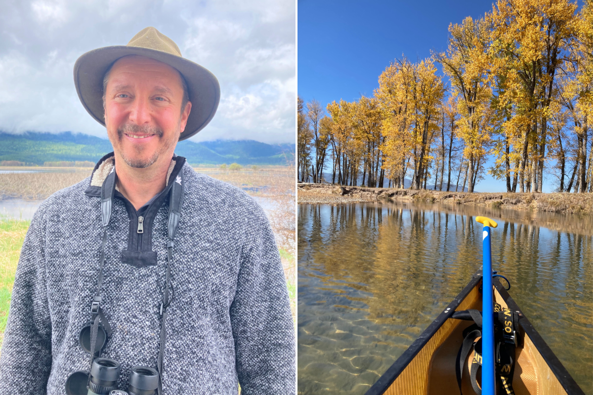 Seth Shteir canoeing