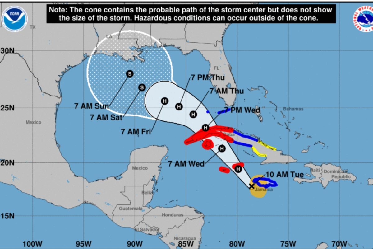 Will the winds tear apart Tropical Storm Rafael?