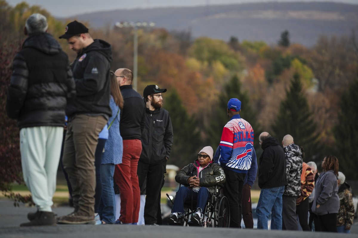 Pennsylvania voting line