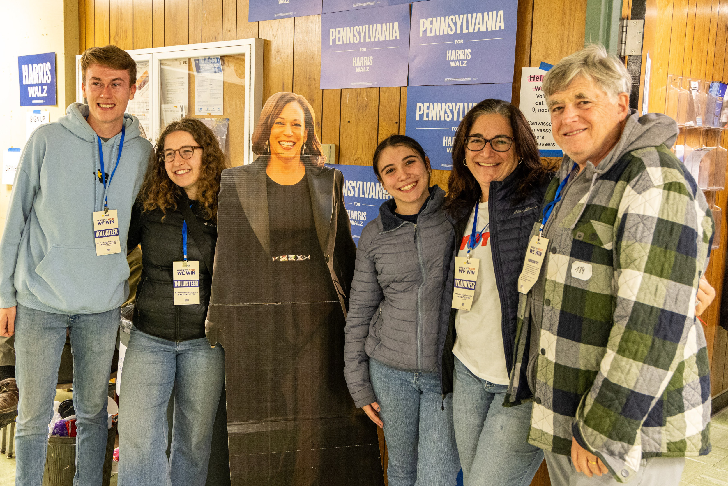 ‘Democracy is on the line’: Kamala Harris voters in Pennsylvania