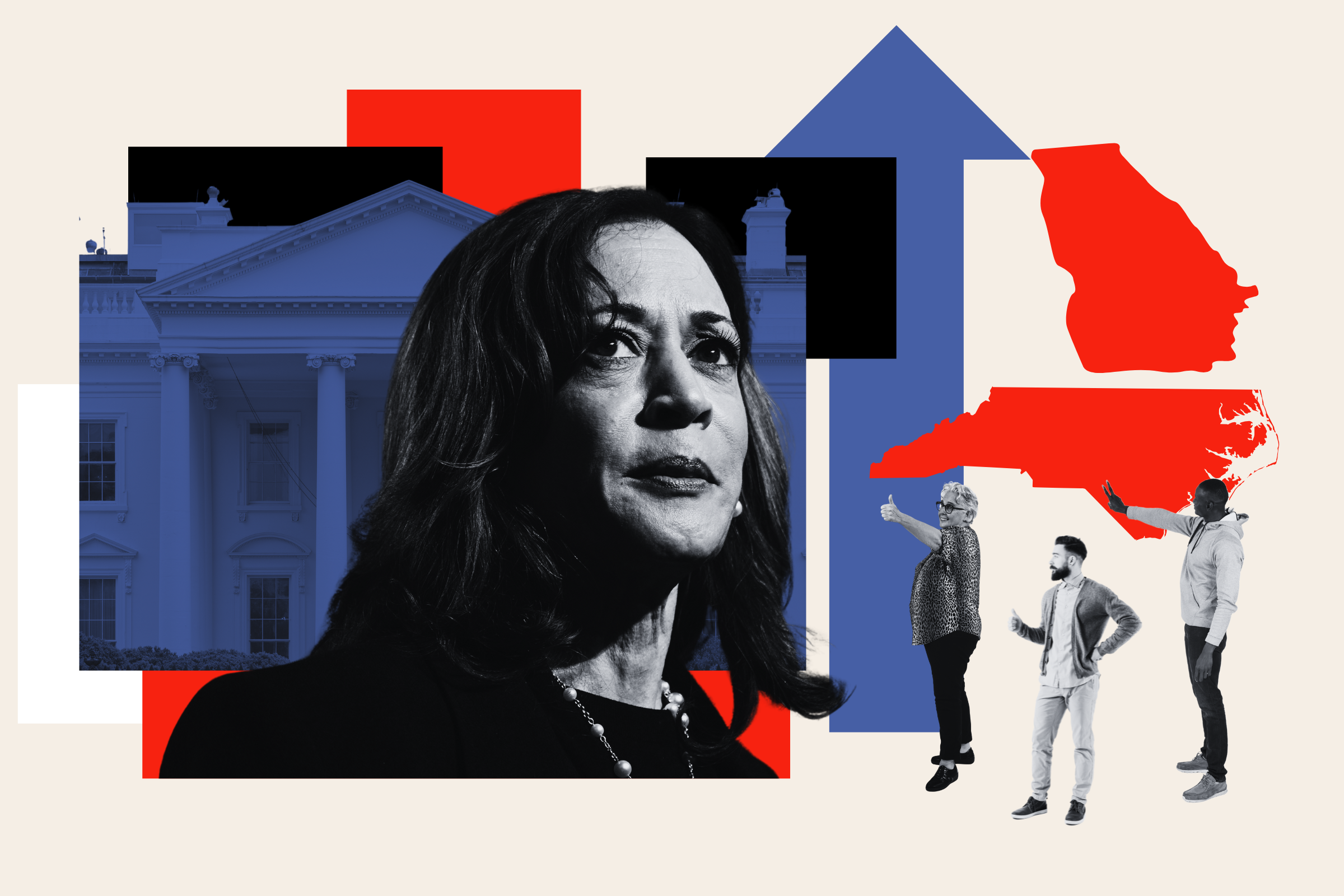 Can Kamala Harris still win without Georgia and North Carolina?