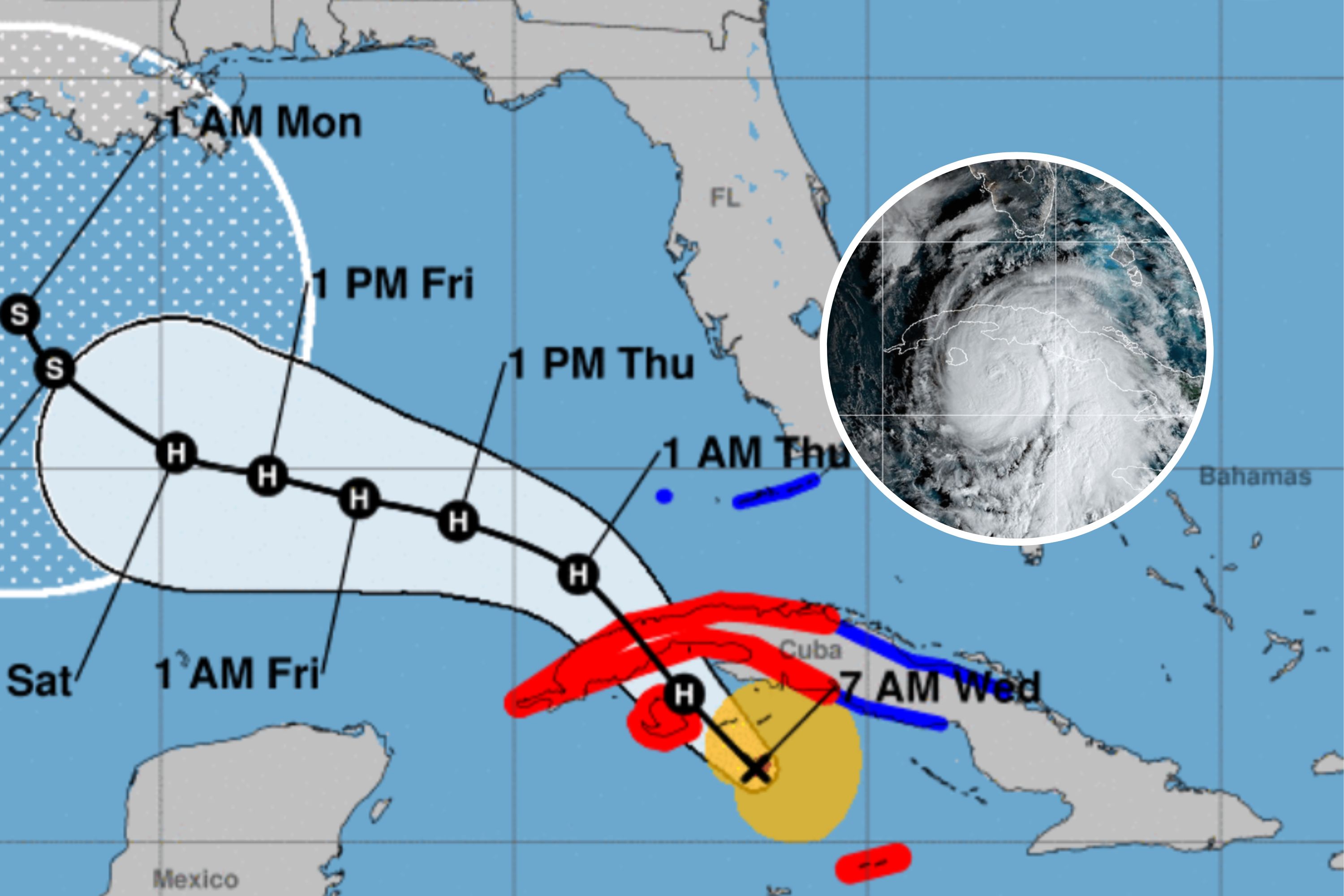 Rafael Hurricane Center Issues Florida Keys Storm Surge Warning Newsweek