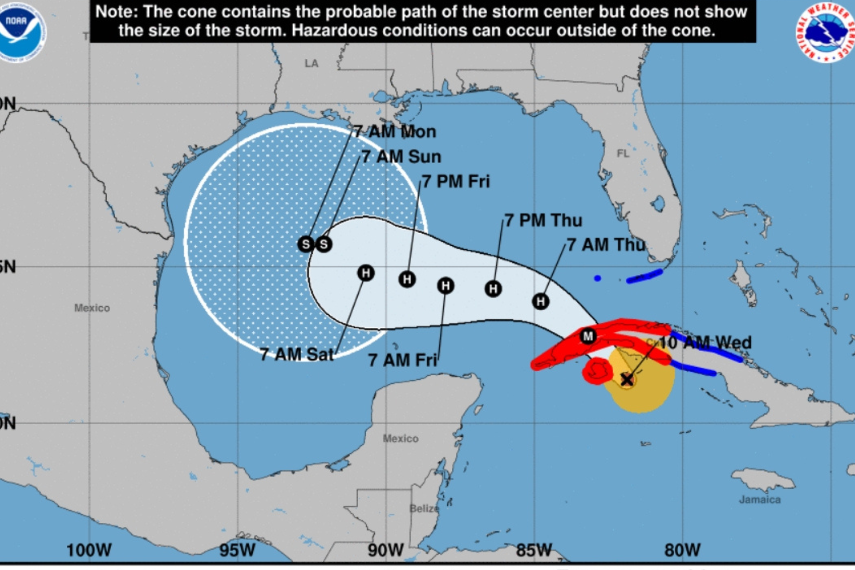 Will Hurricane Rafael hit Texas? Storm forecast amid path shift