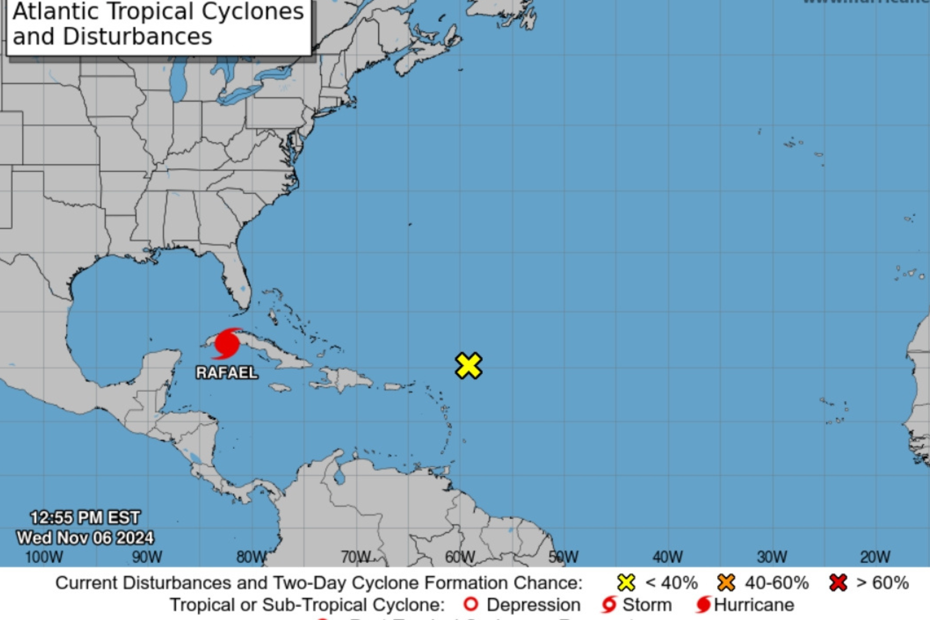 Hurricane Rafael Could Keep Tropical Storm Sara From Forming - Newsweek