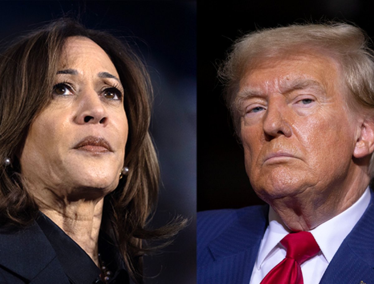 Kamala Harris and Donald Trump 