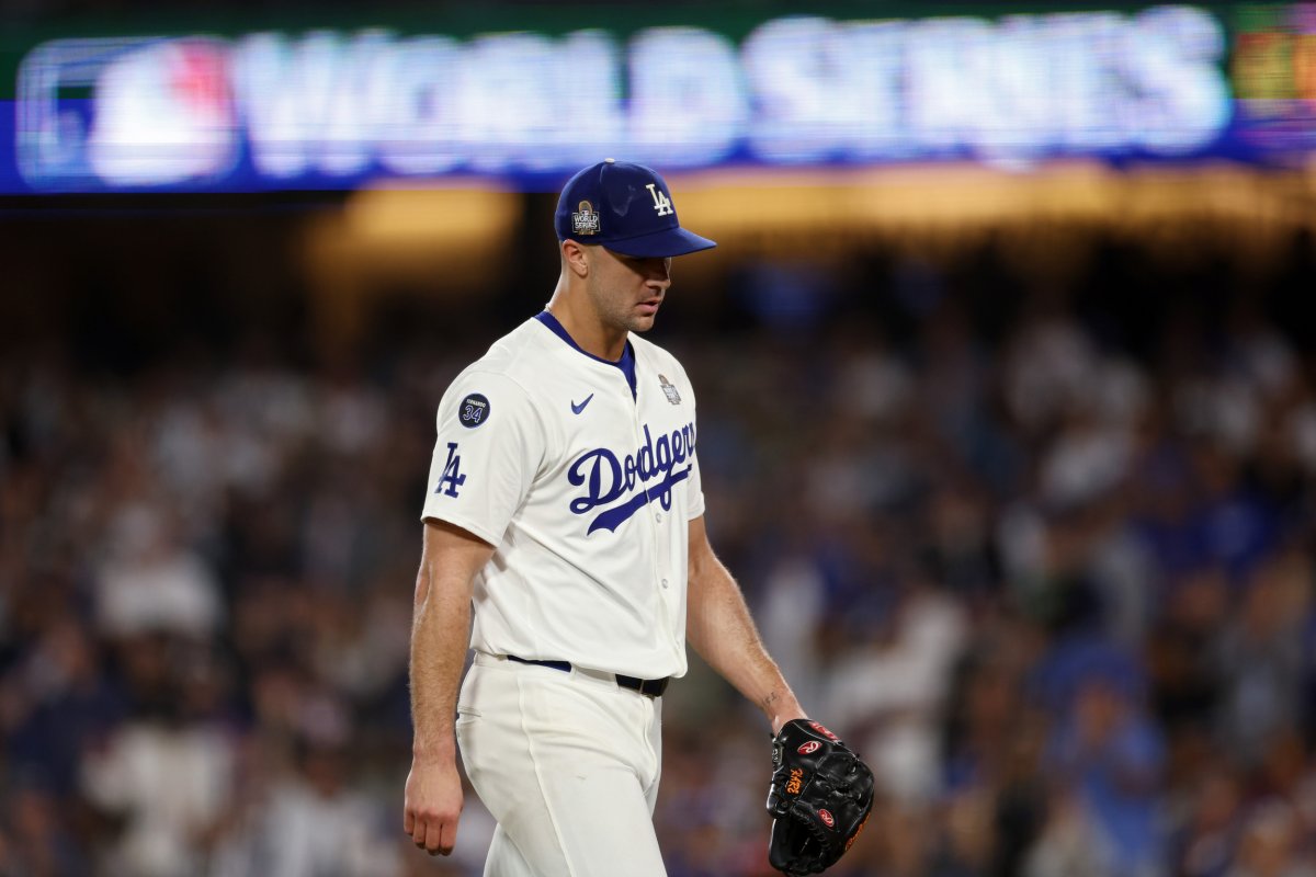 Los Angeles Dodgers pitcher Jack Flaherty