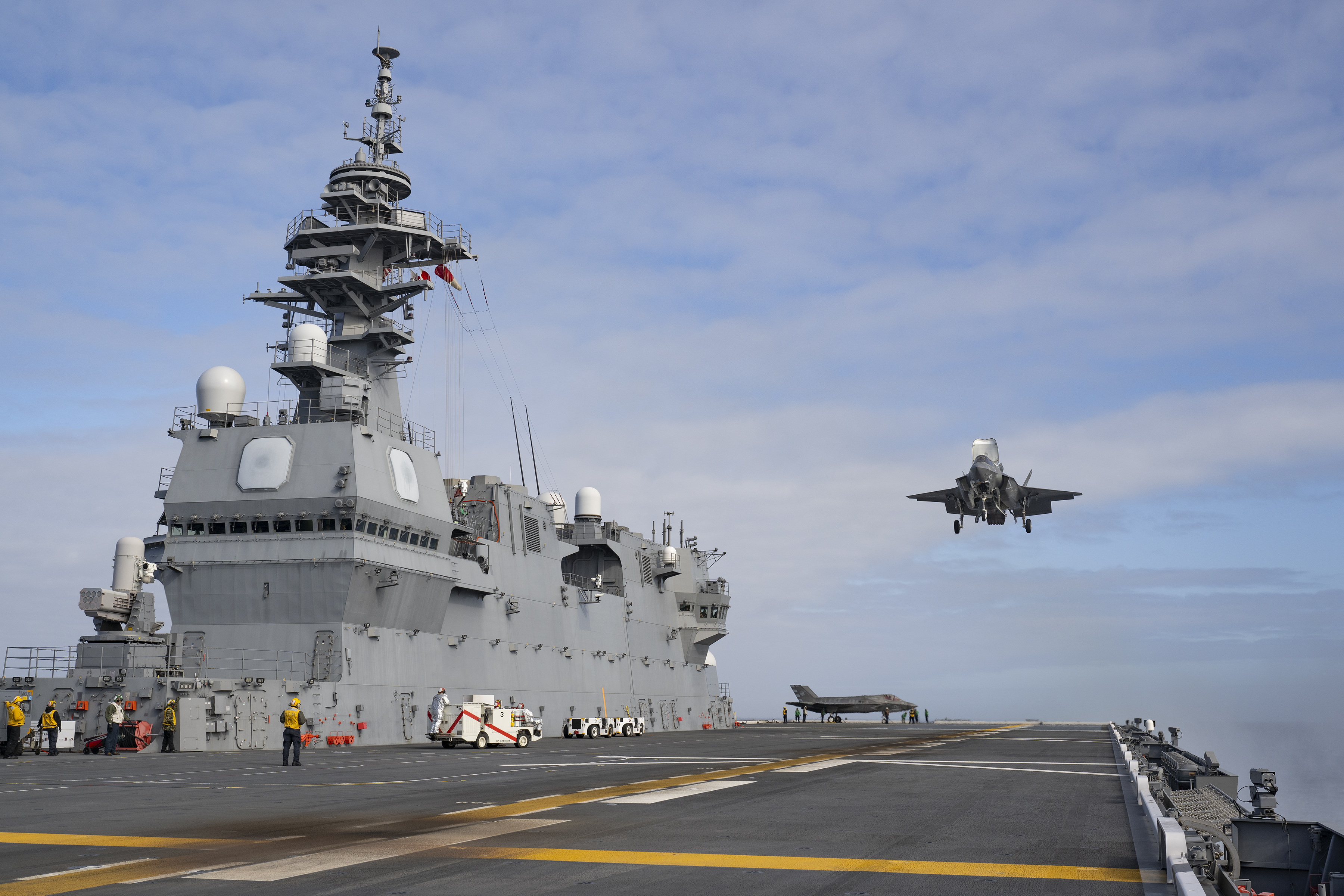 US F-35 Jet Lands on Japanese Navy Carrier in New Alliance Milestone